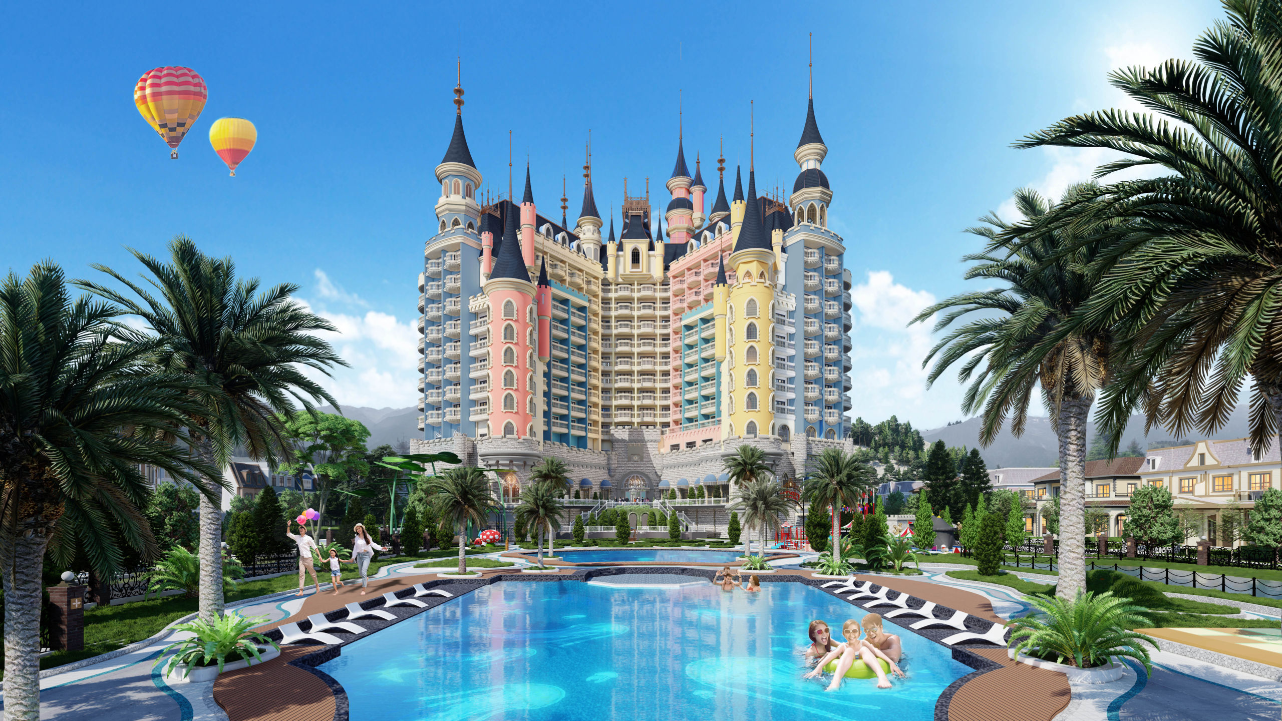 NGAN HIEP 1 TOURIST AREA 
(ITEM: CASTLE HOTEL) - 1